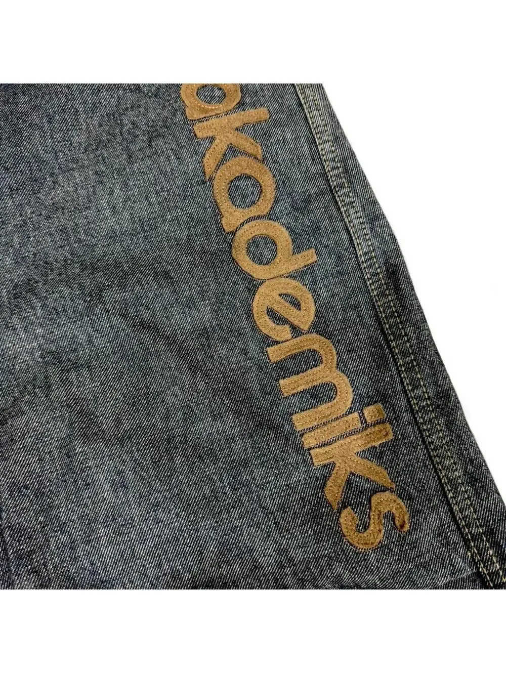 Akademiks y2k style denim jeans with unique style - Picture 5 of 8